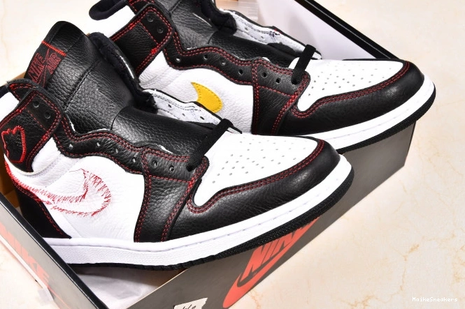 MaikeSneakers Defiant High Air Jordan 1 Yellow